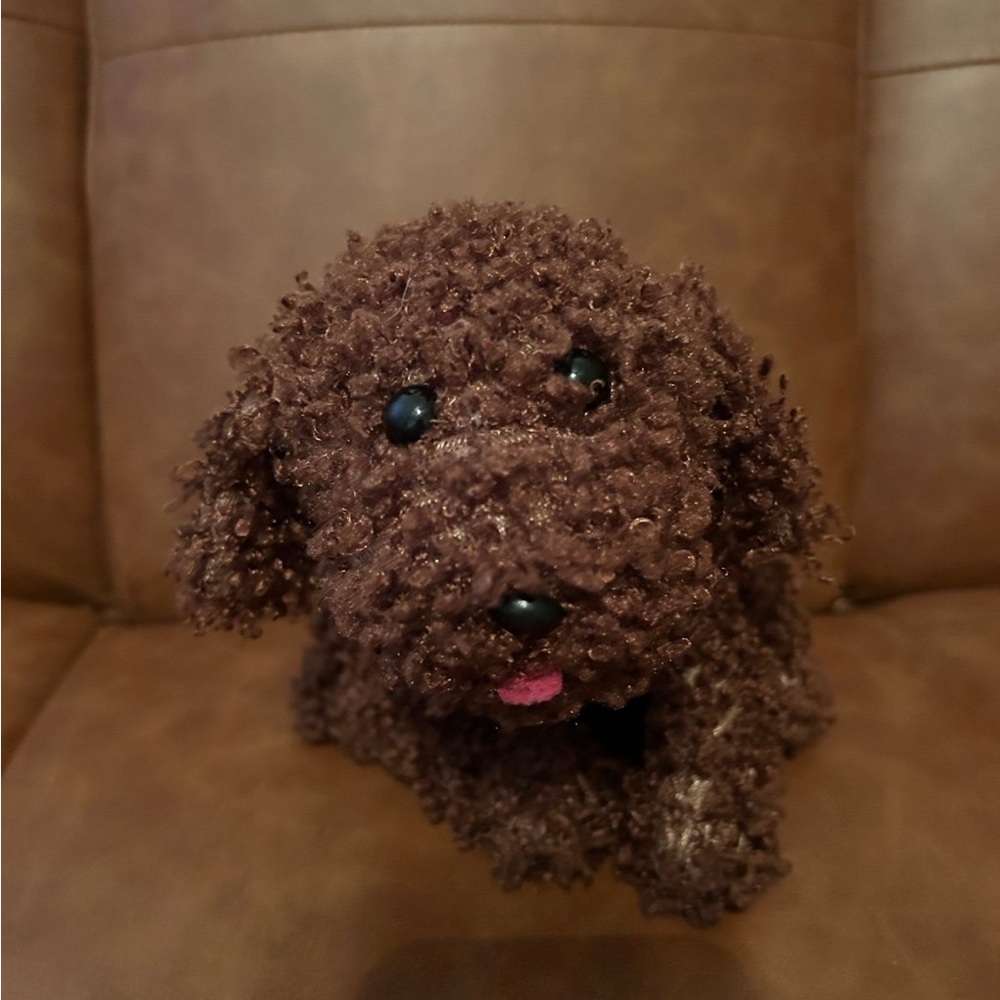 Brown Plush Dog Toy